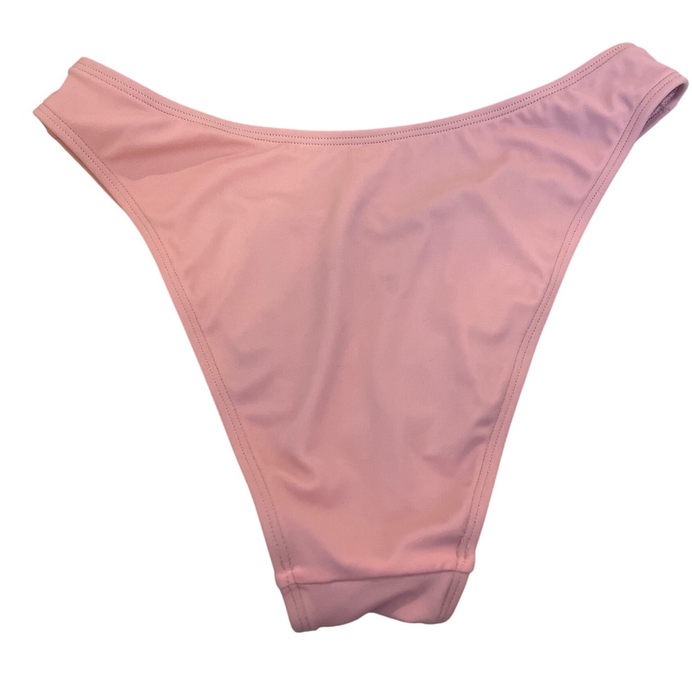 Bissy Swim Pink Bikini Set Medium 3‎ Piece Bathing Suit Two Tops One Bottom - Picture 8 of 10
